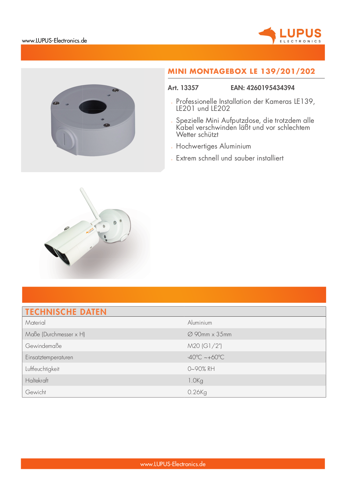 LUPUS LS 13357 Datasheet - ManualMachine.com