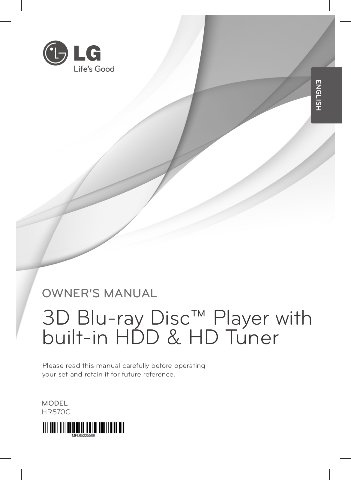 LG HR570C Owner’s Manual