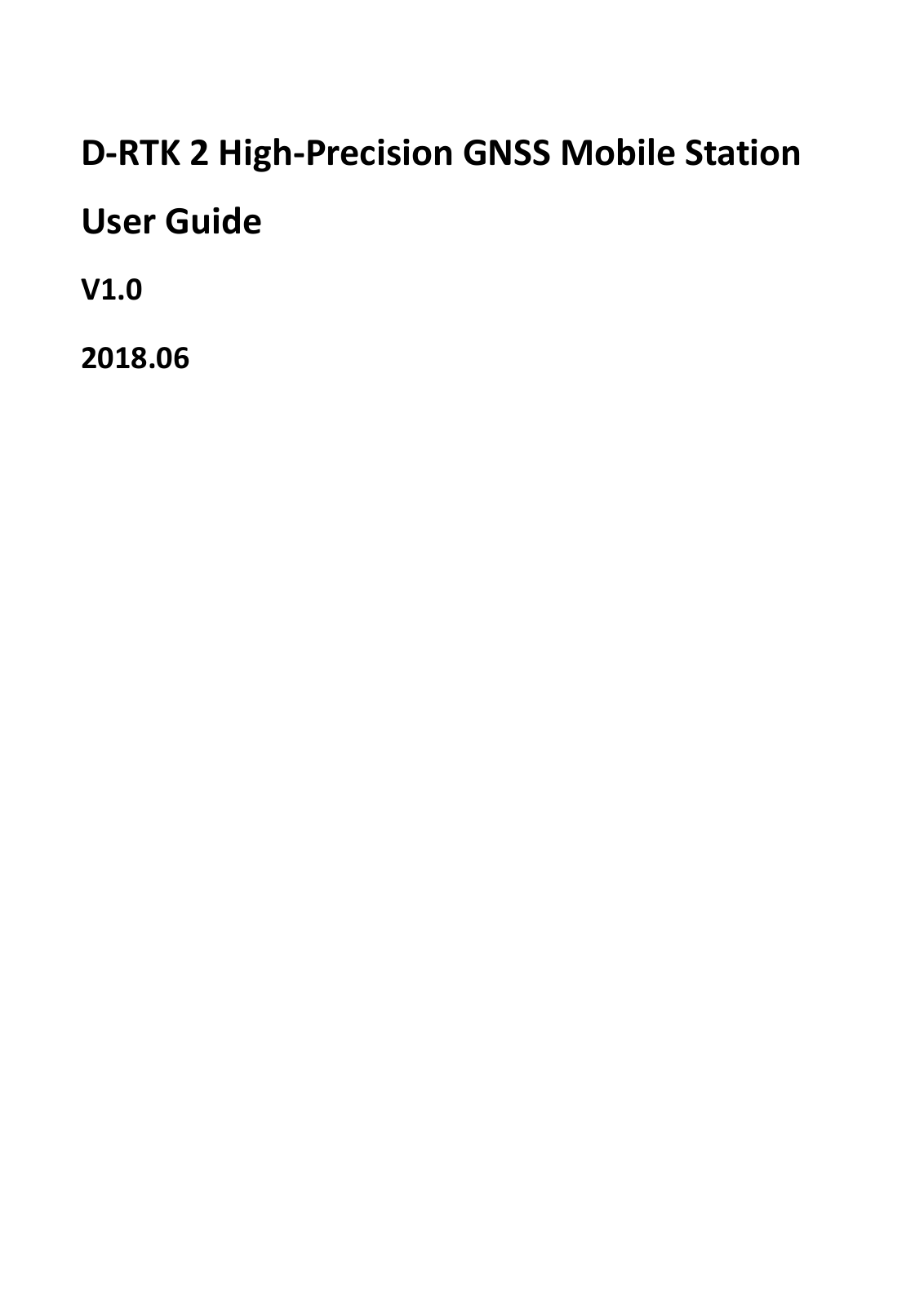 SZ DJI TECHNOLOGY R400BS1806 User Manual