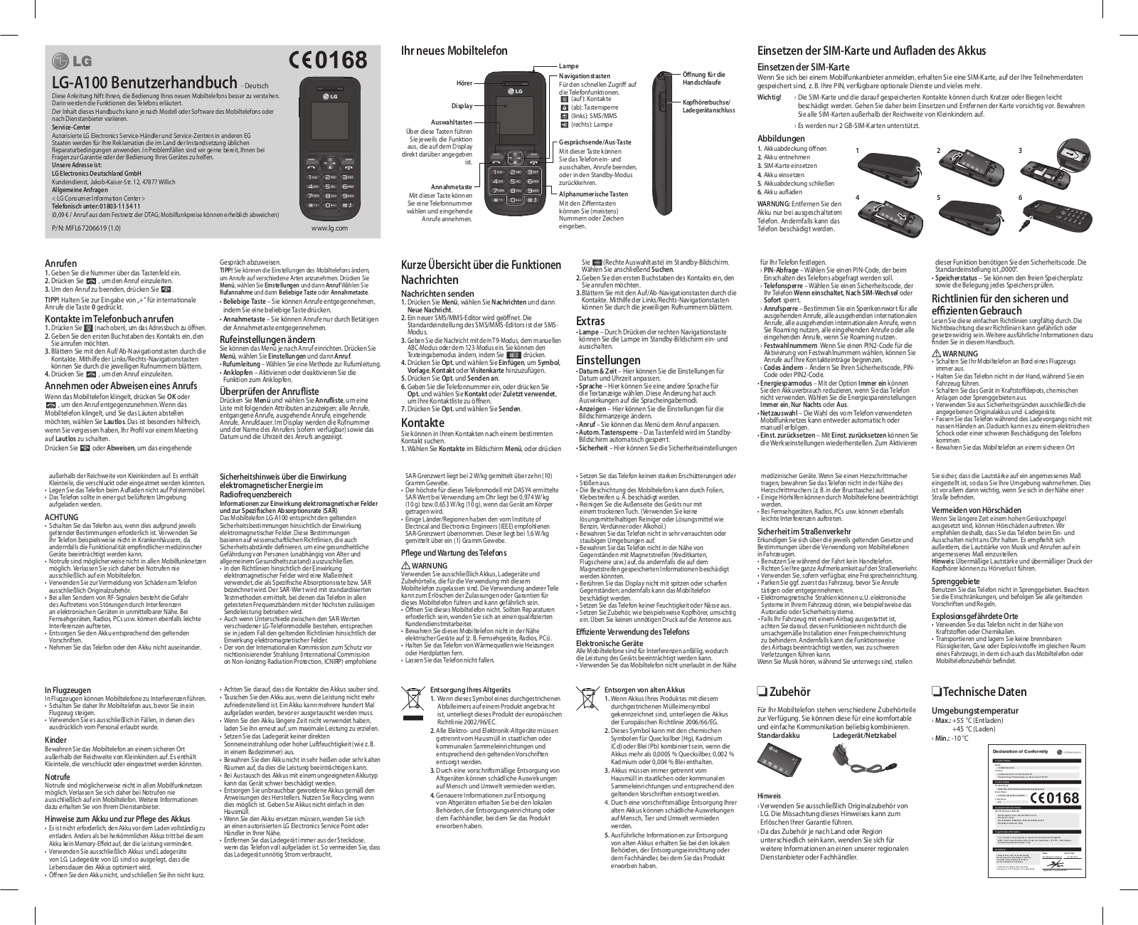 LG LGA100 Owner’s Manual