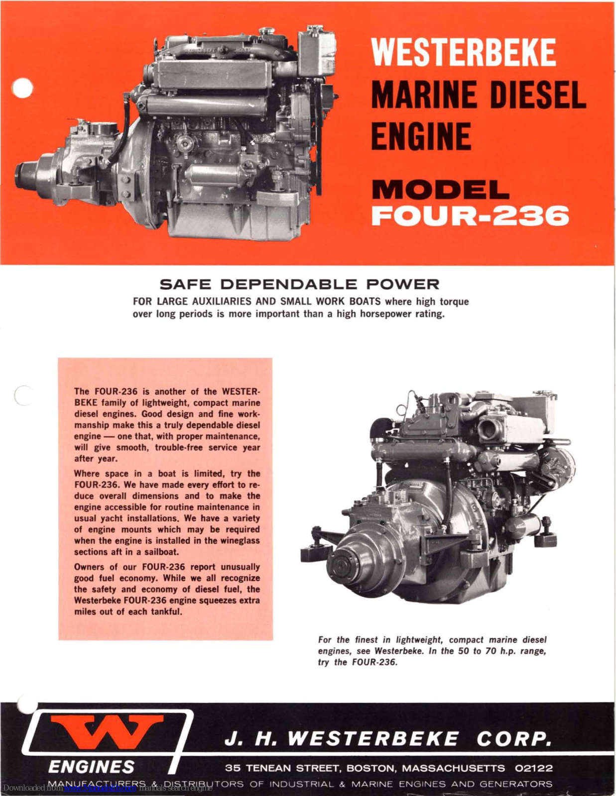 Westerbeke Four-236 Specification - ManualMachine.com