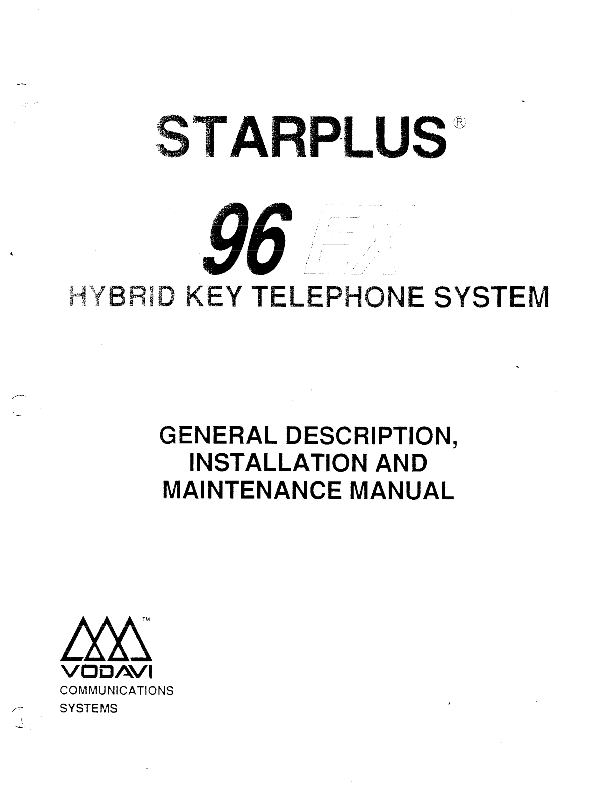 Vodavi 96ex User Guide - ManualMachine.com
