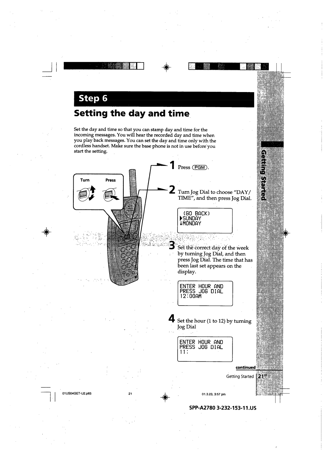 Sony SPPA2780 Users Manual