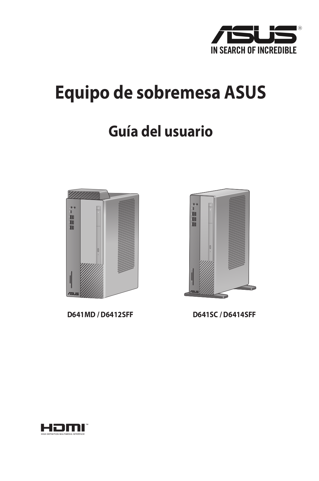 Asus S641SC User’s Manual