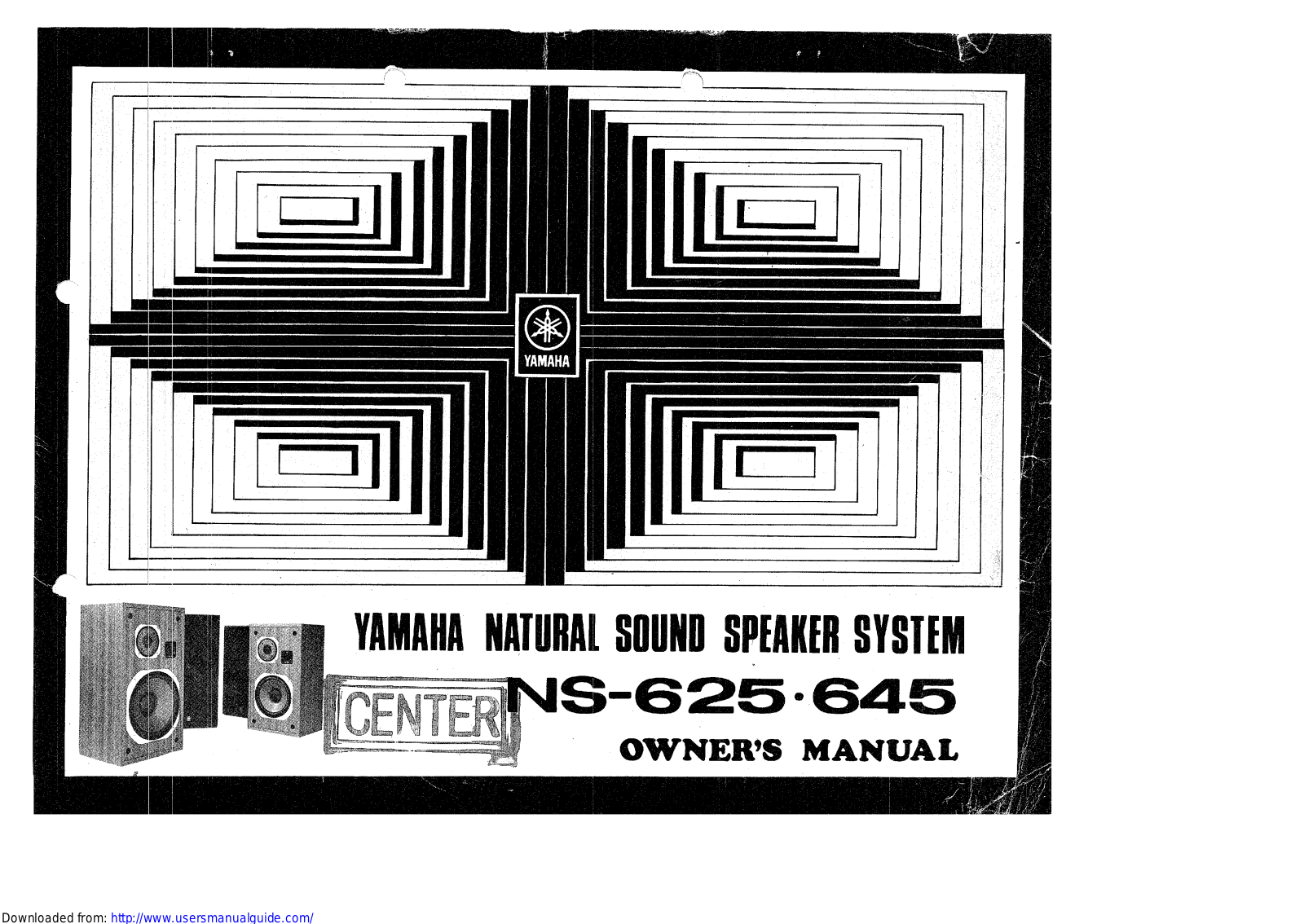 Yamaha Audio NS-625 User Manual