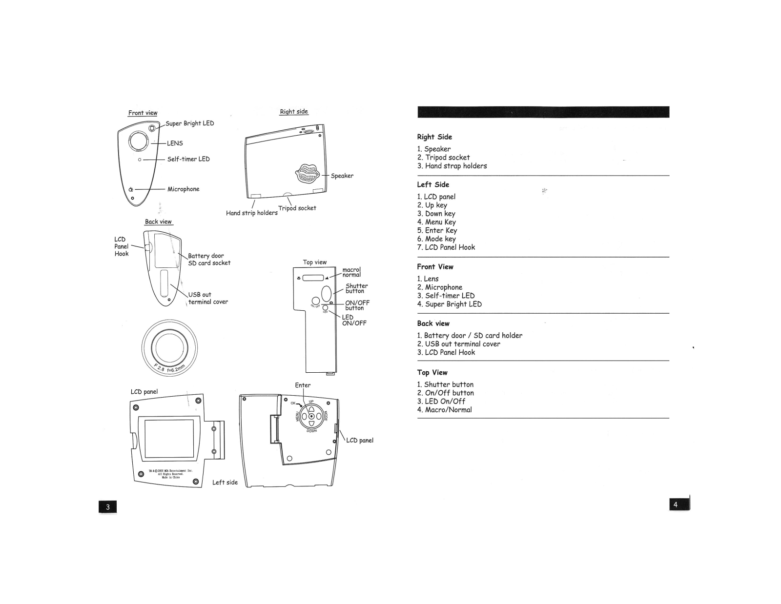 Mga Entertainment BRATZ PLUGGED IN DIGITAL VIDEO CAMERA 3 4 User Manual