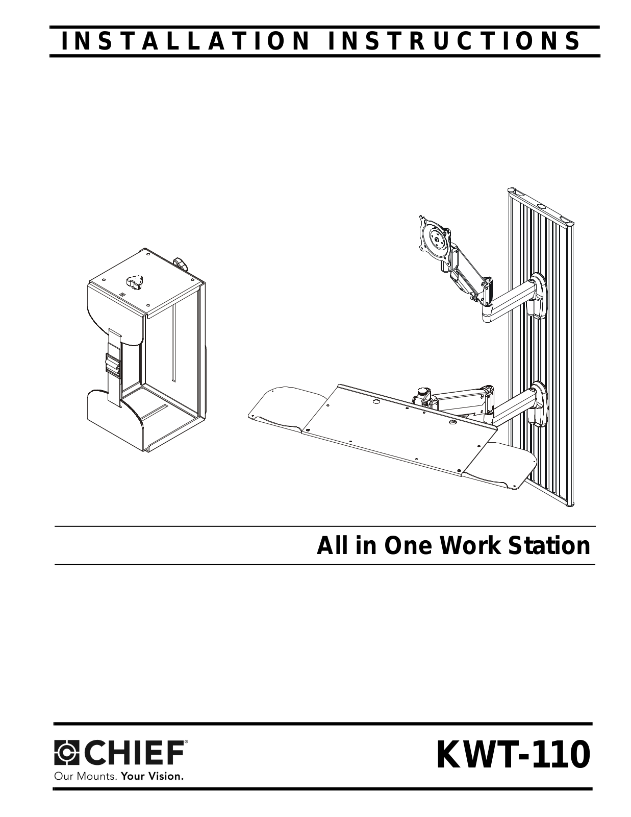 CHIEF KWT110 User Manual