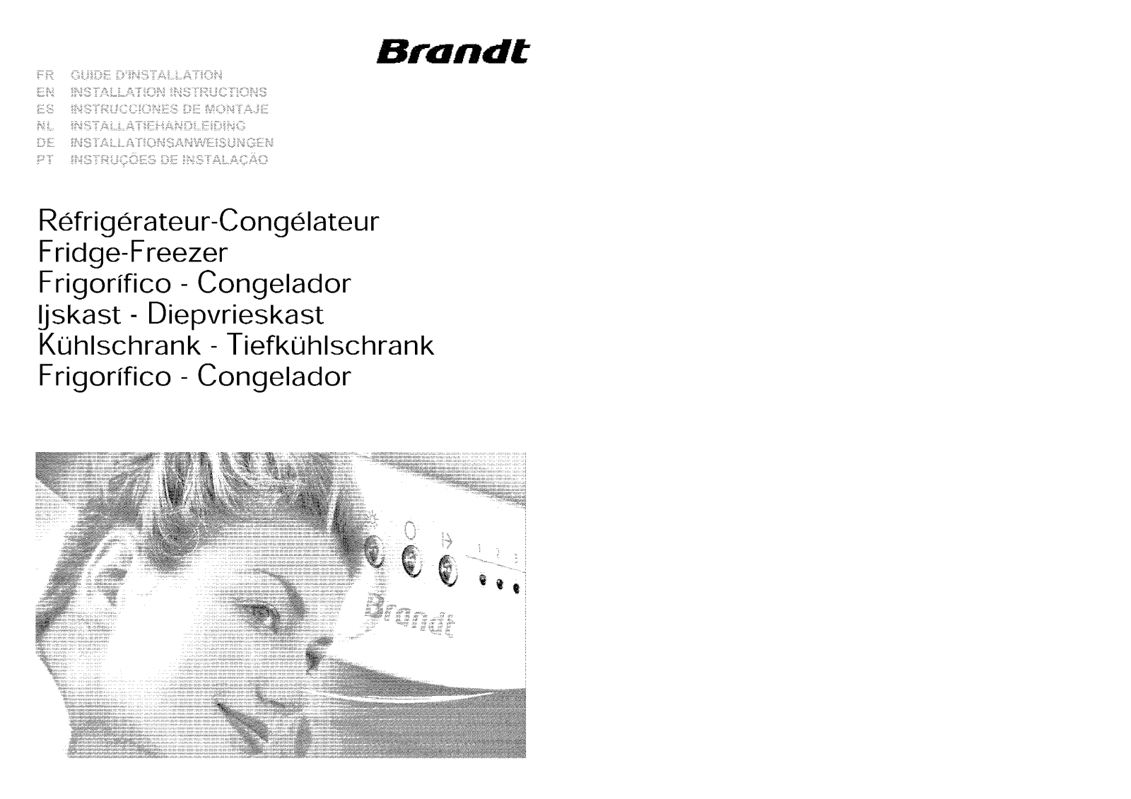 BRANDT SA1552E, SA1652E User Manual