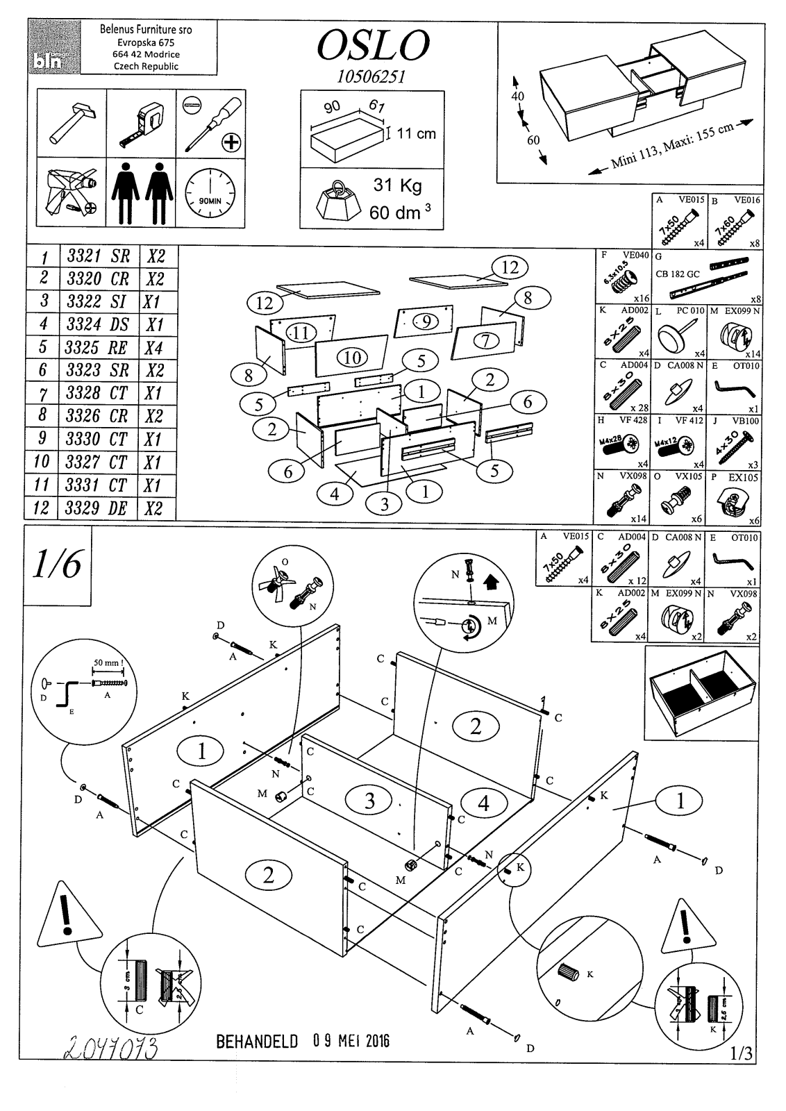 Leen Bakker Oslo User Manual