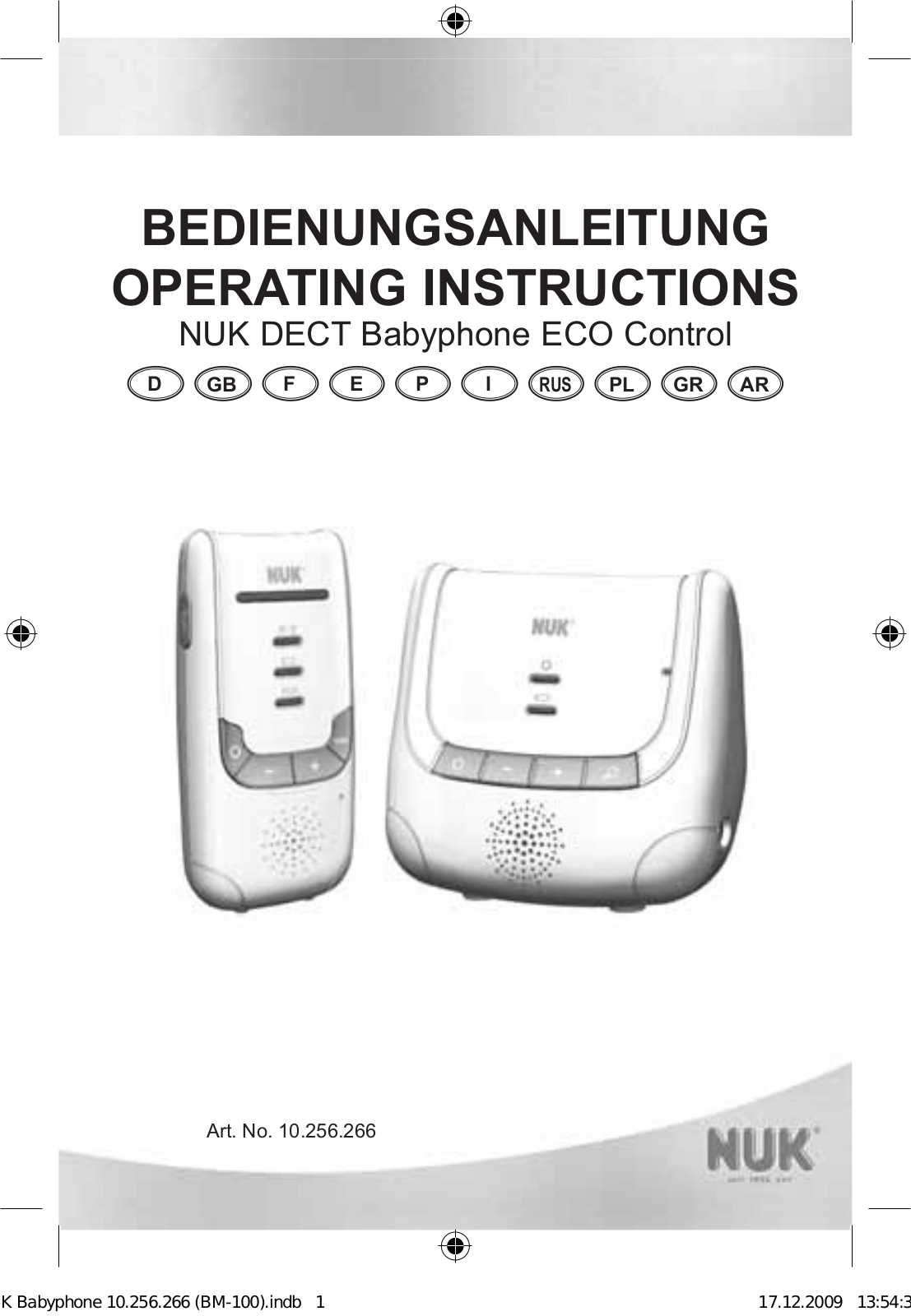 NUK Babyphone User Manual