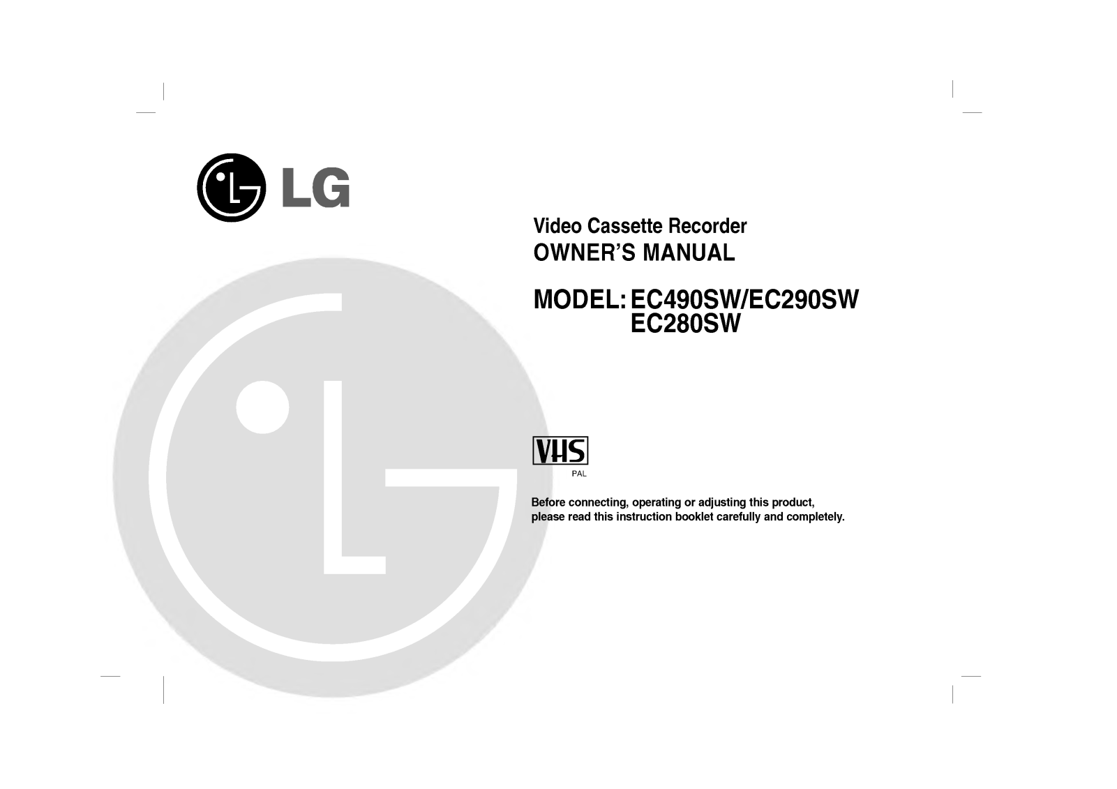 LG EC280SW User Manual