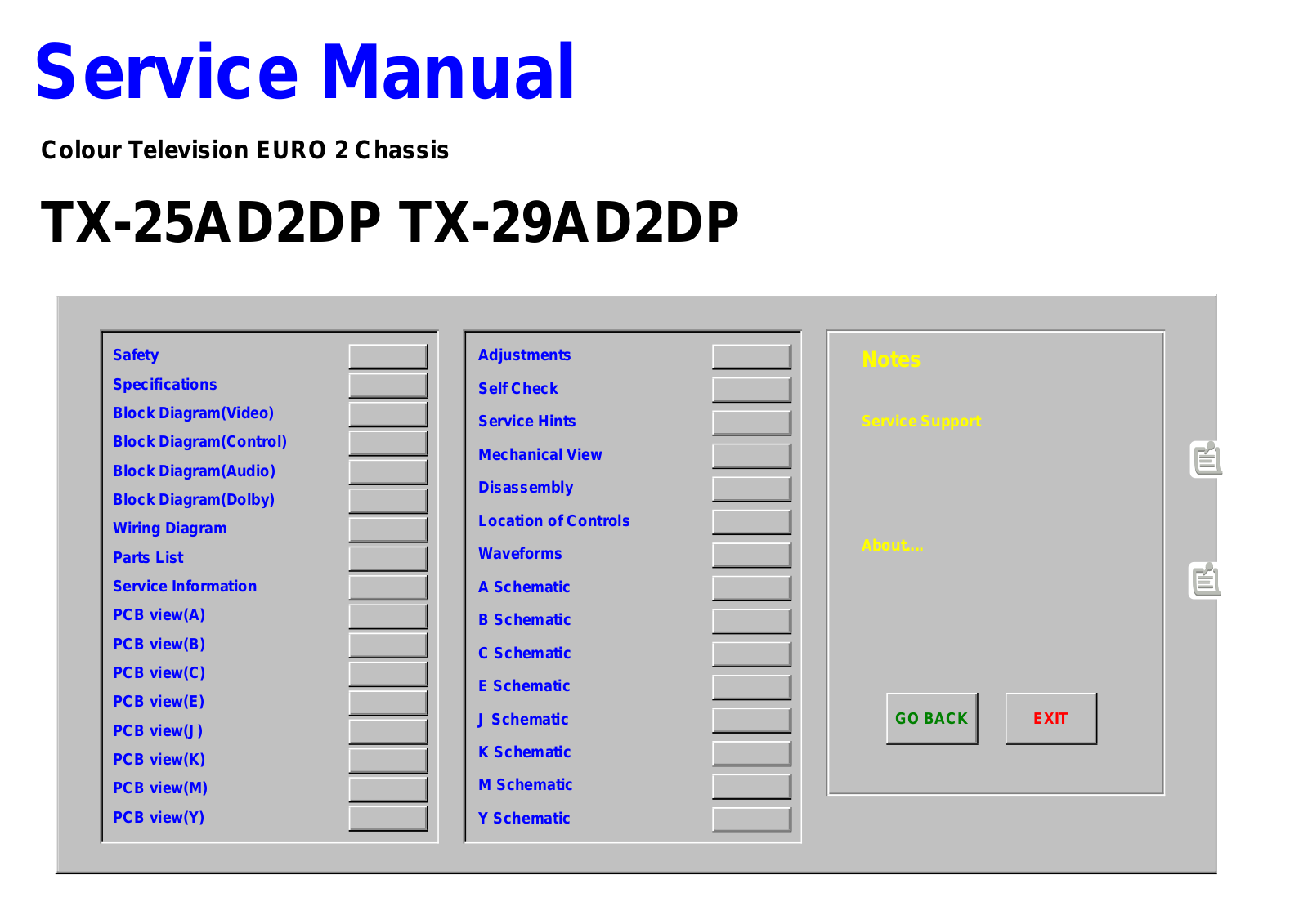 Panasonic AD2DP-E Service Manual