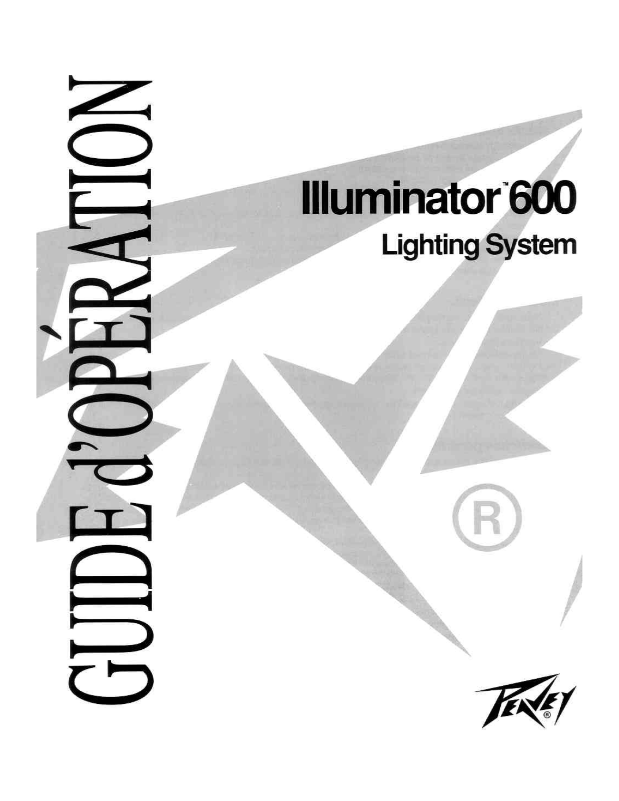 Peavey ILLUMINATOR 600 User Manual