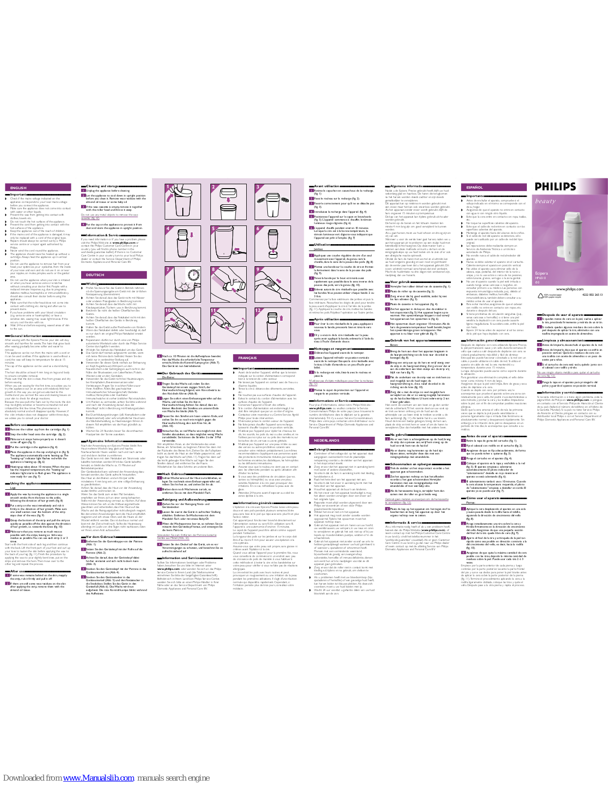 Philips HP6510/00 User Manual