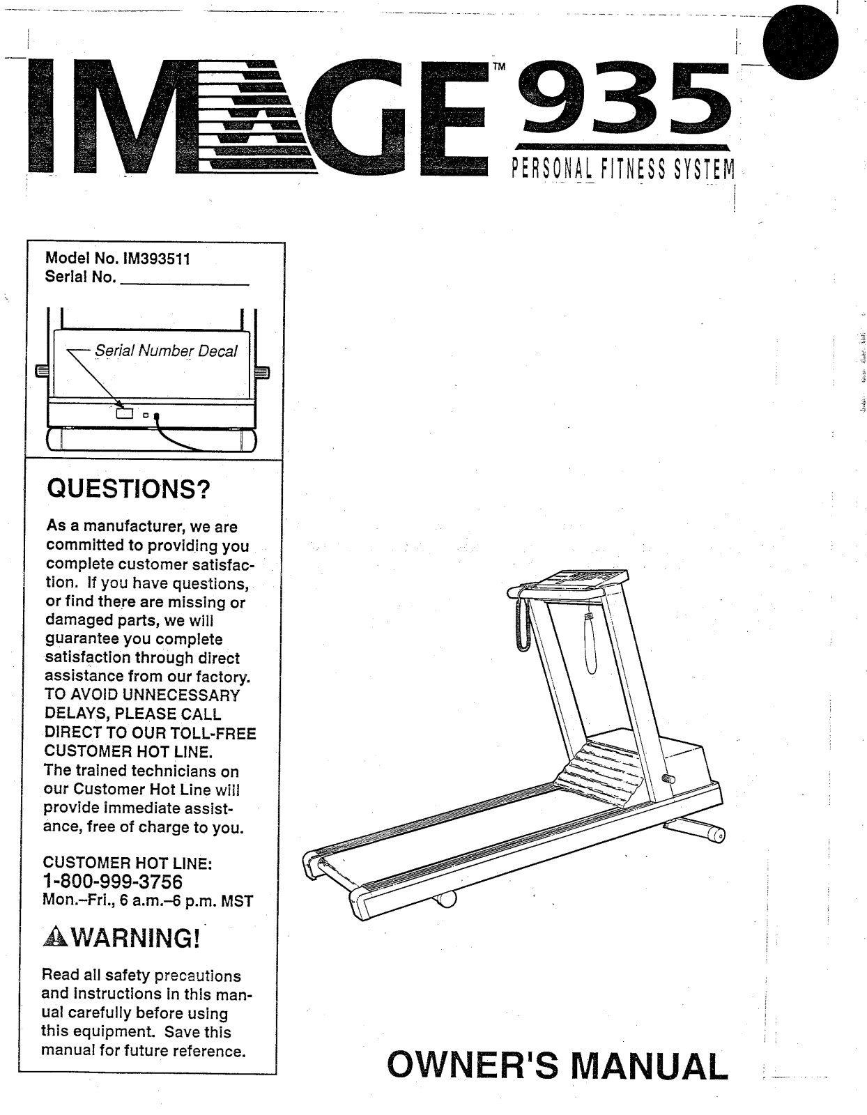 Image IM393511, IM393512 Owner's Manual