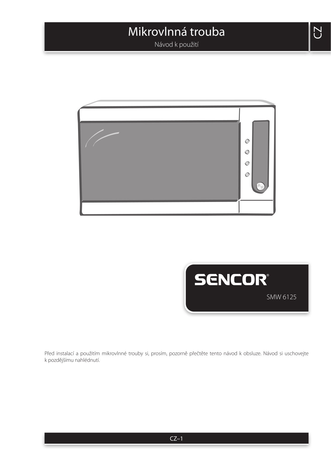 Sencor SMW 6125 User Manual