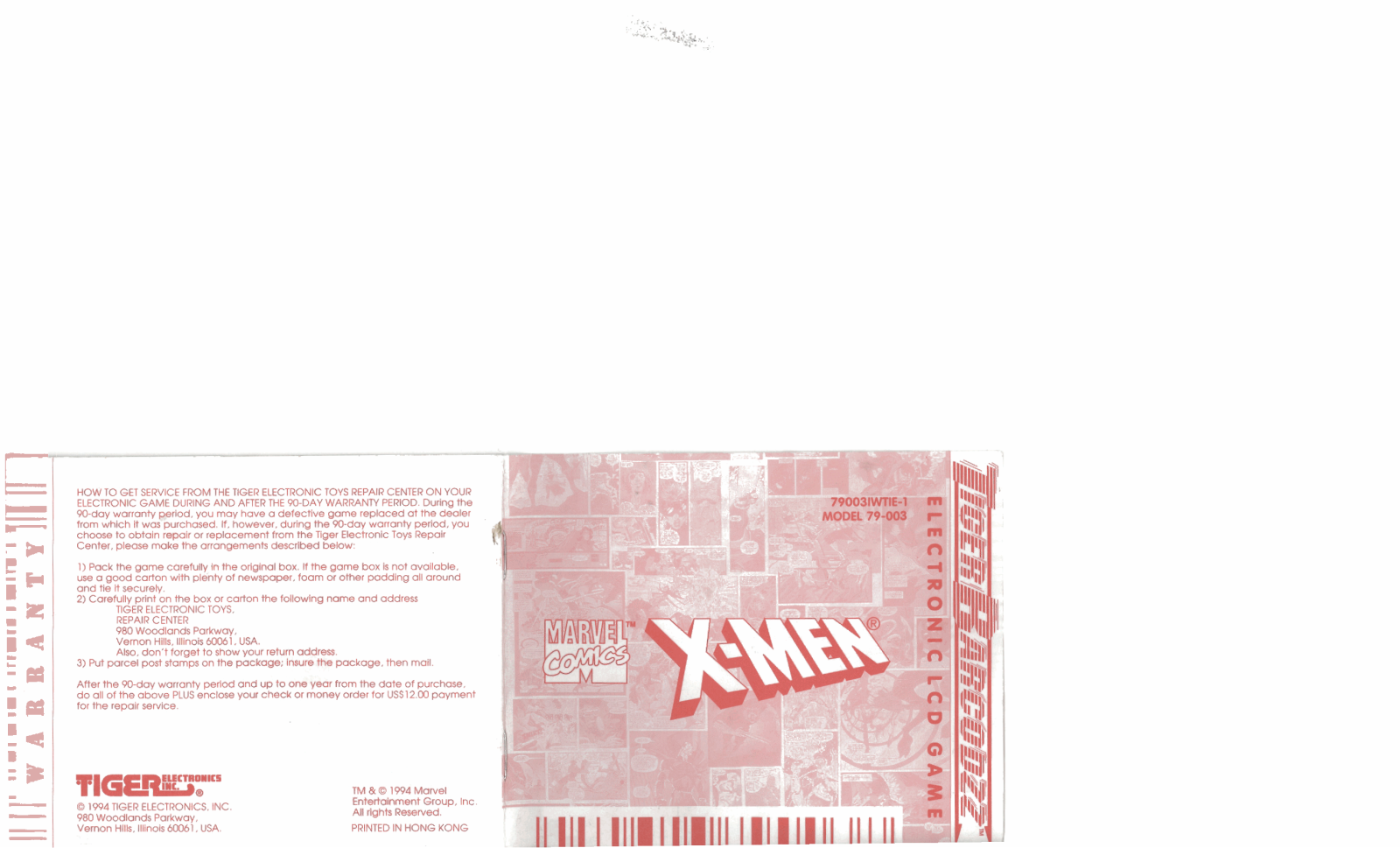 Hasbro X-Men User Manual