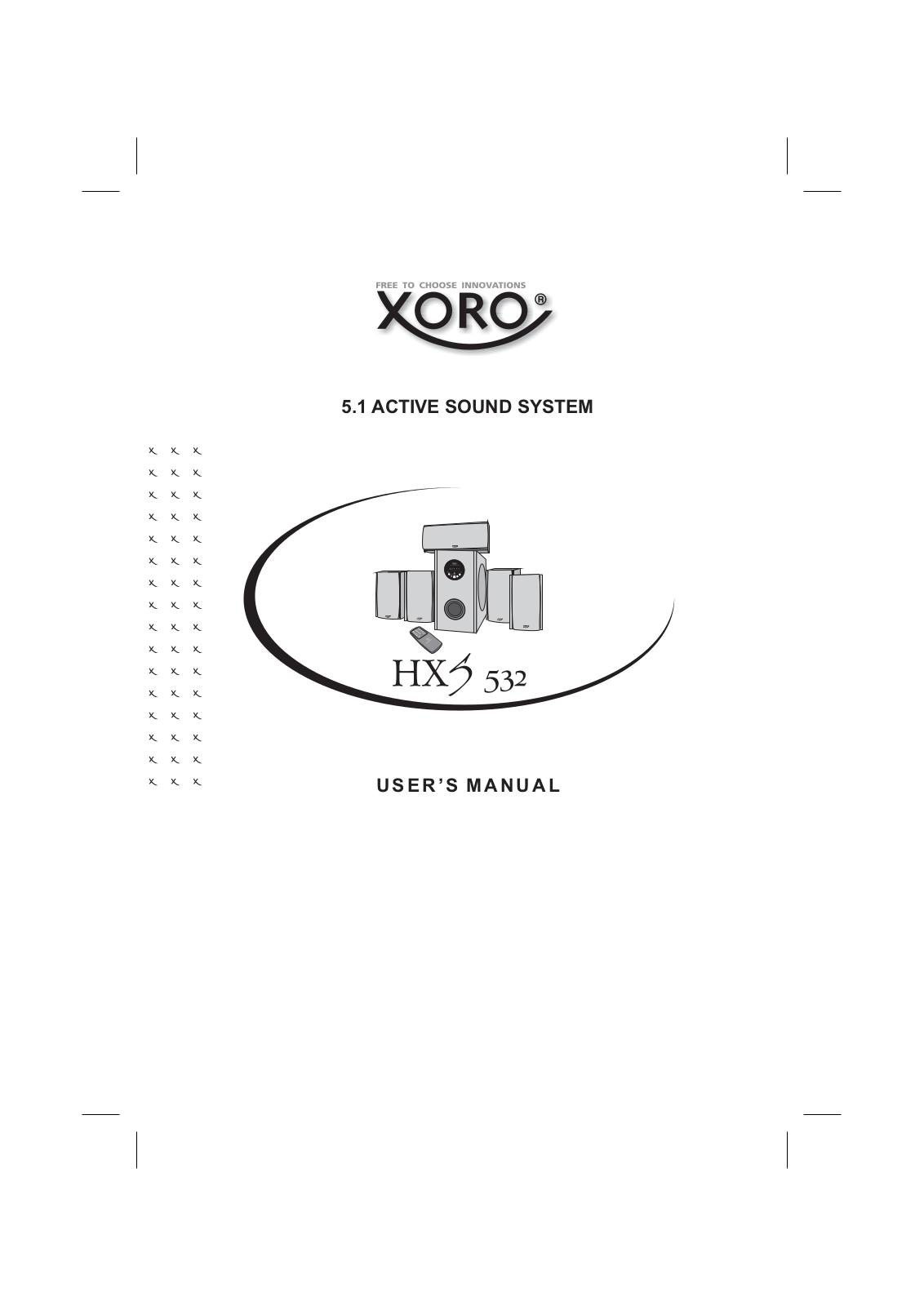XORO HXS 532 User Manual