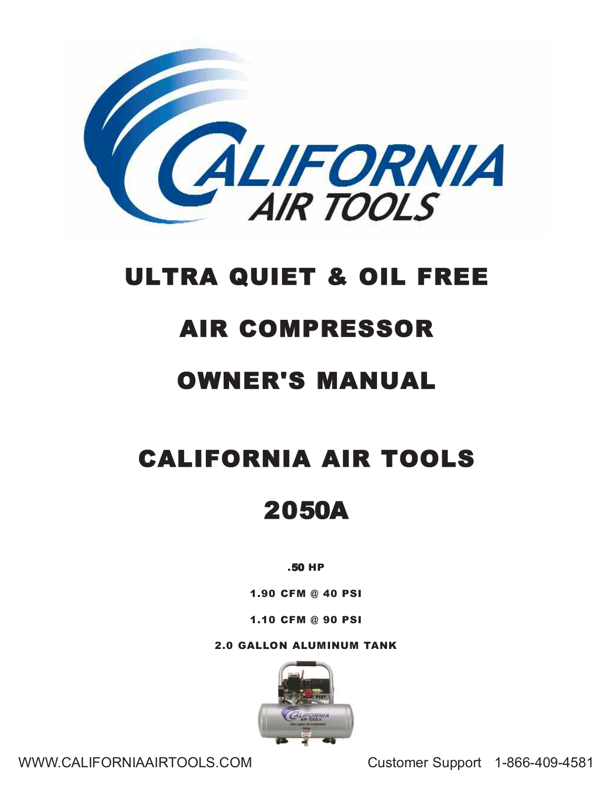 California air tools 2050A User Manual