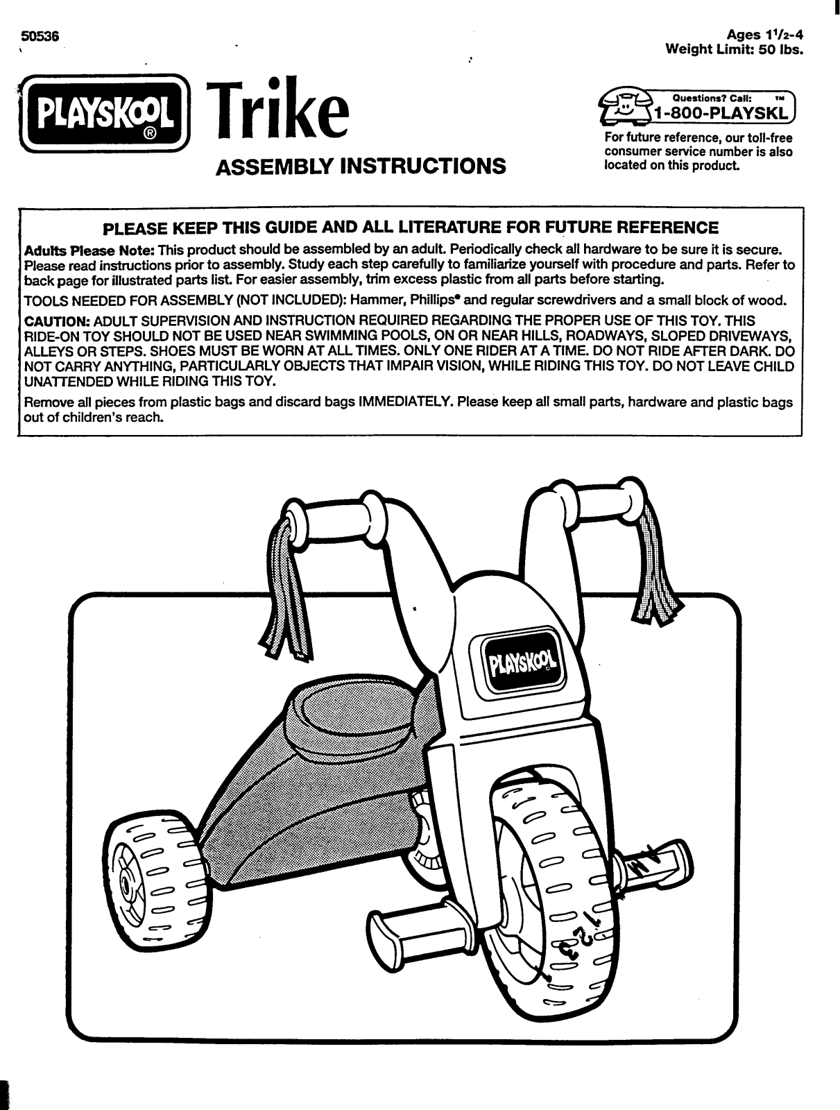 Hasbro TRIKE User Manual