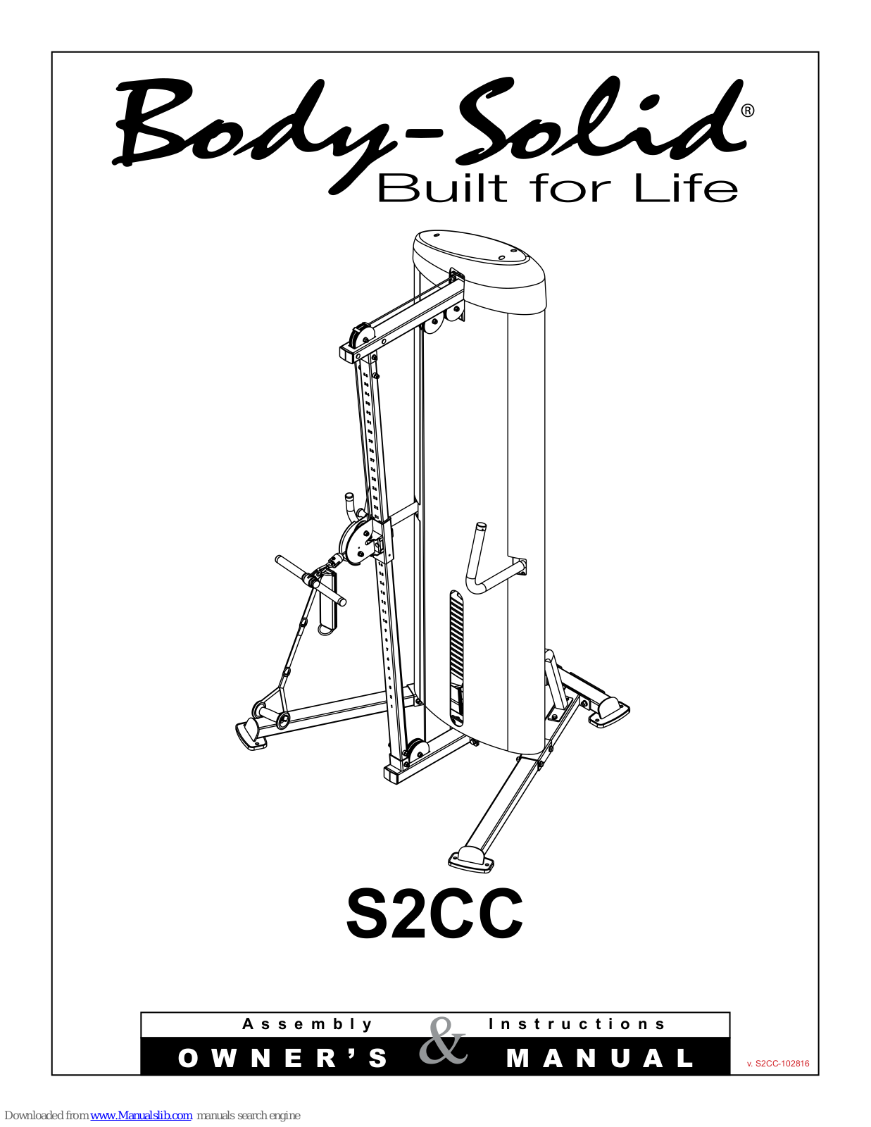 Body Solid S2CC Owner's Manual