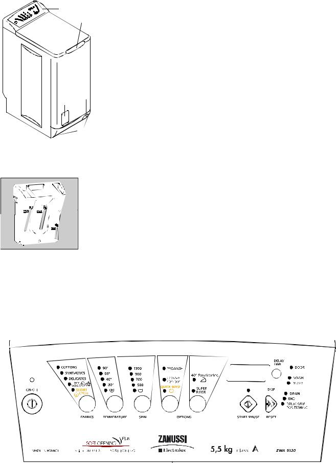 Zanussi ZWA5120 User Manual