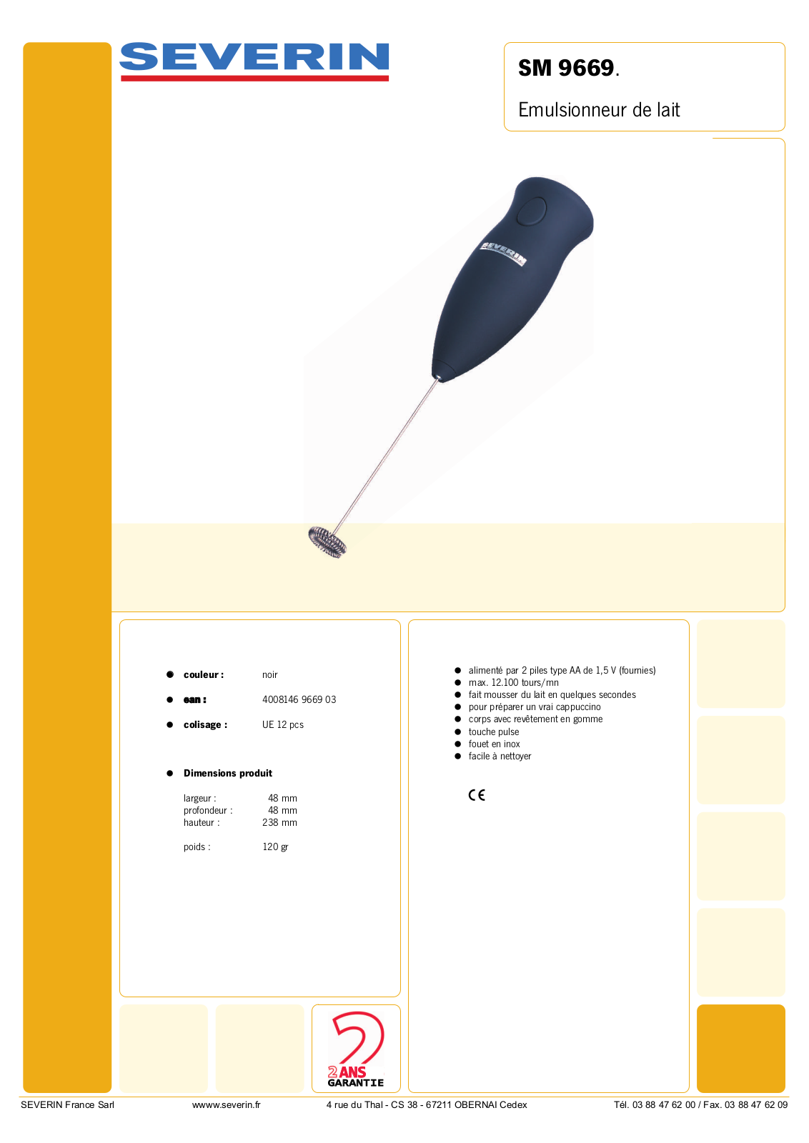 SEVERIN SM 9669 User Manual