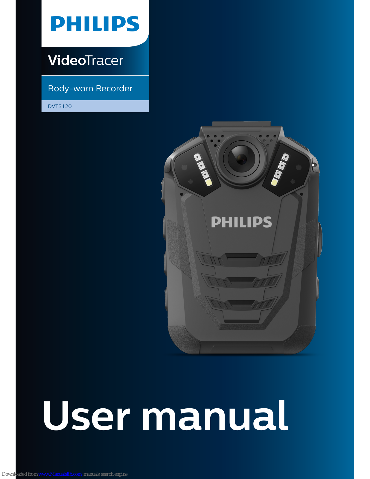 Philips VideoTracer DVT3120 User Manual