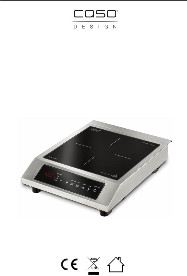 CASO Pro Chef 3500 User guide