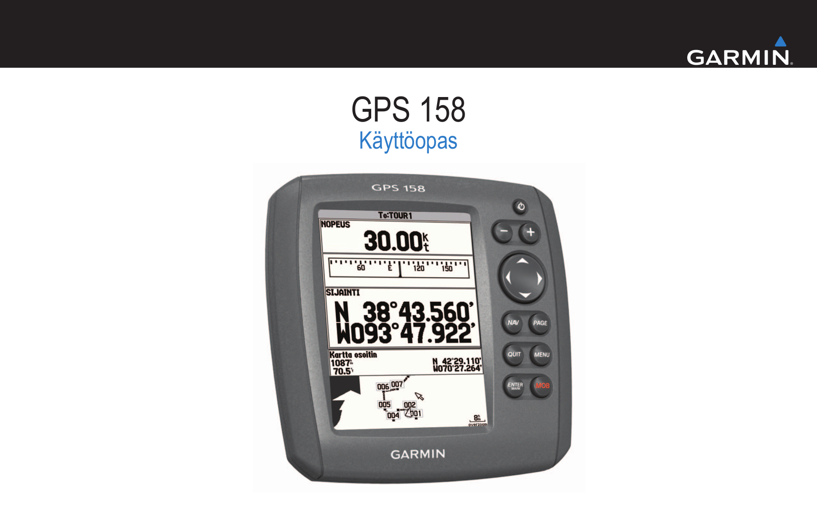 Garmin GPS 158i User Manual