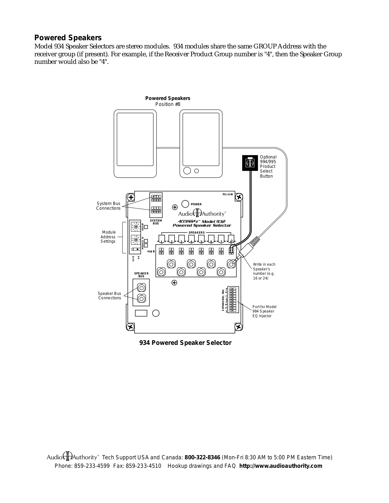 Audio Authority 934 User Manual - ManualMachine.com