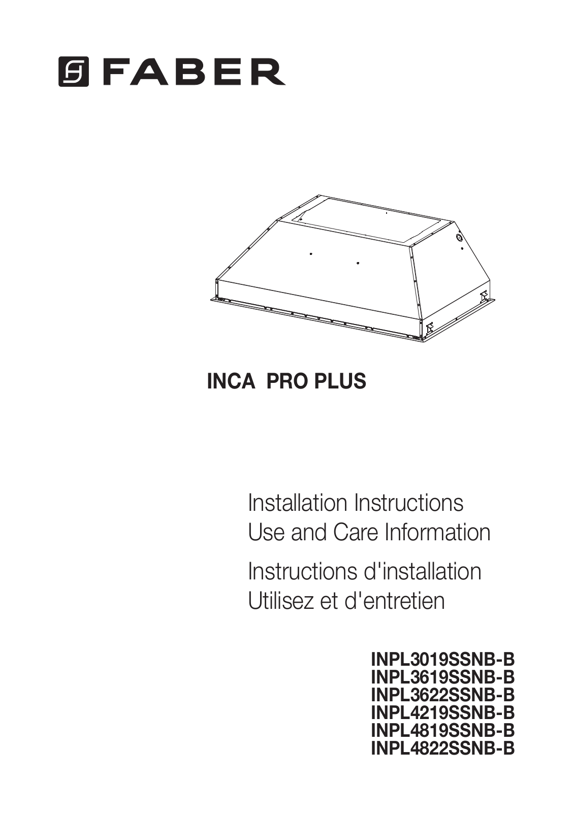 Faber INPL4819SSNBB Installation