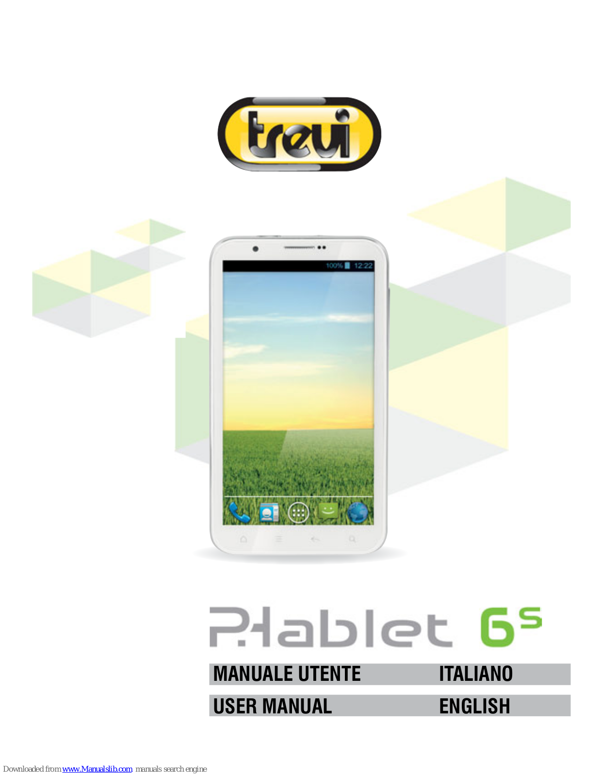 Trevi Phablet 6S, Phablet 5s User Manual