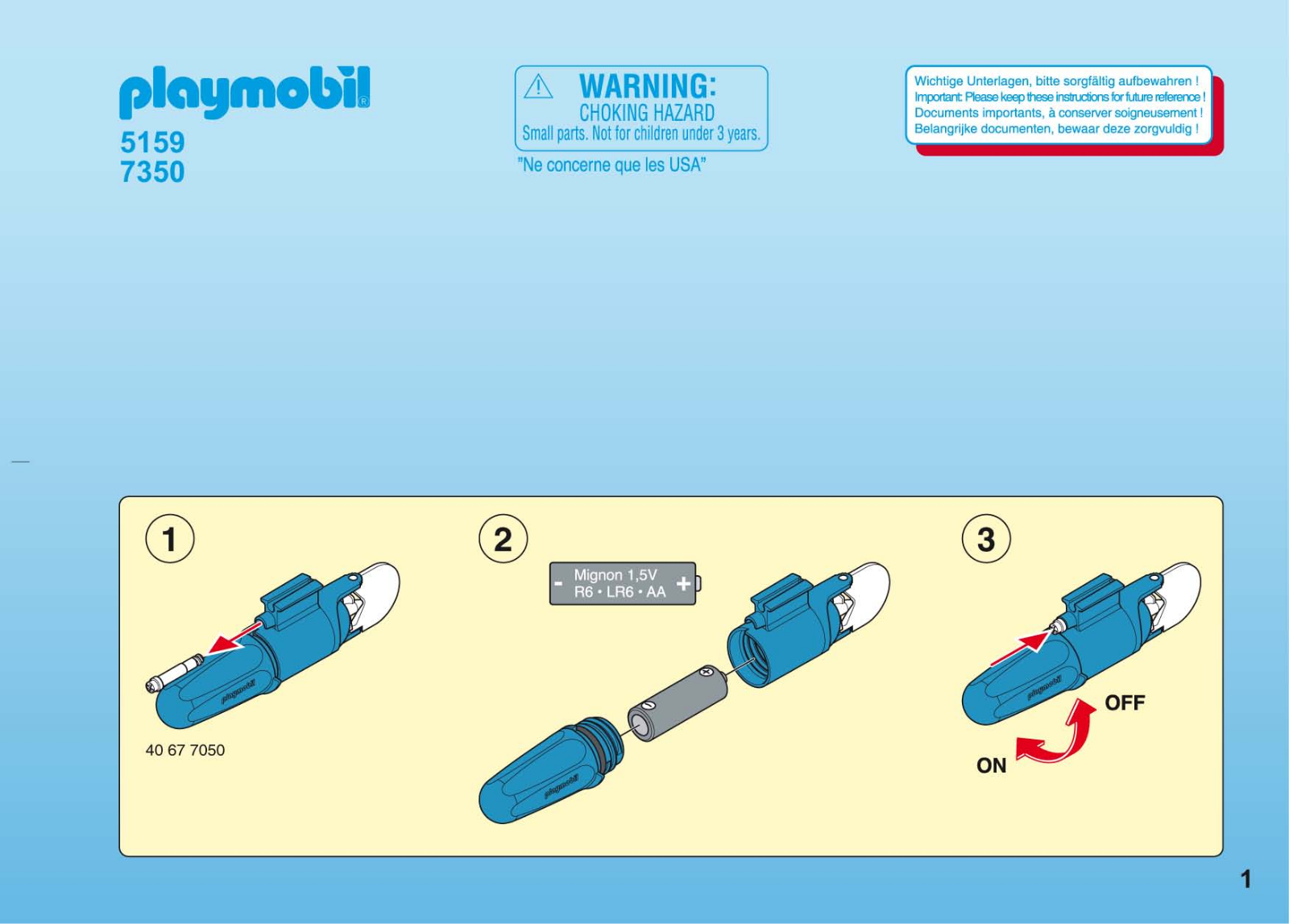 Playmobil 5159 Instructions