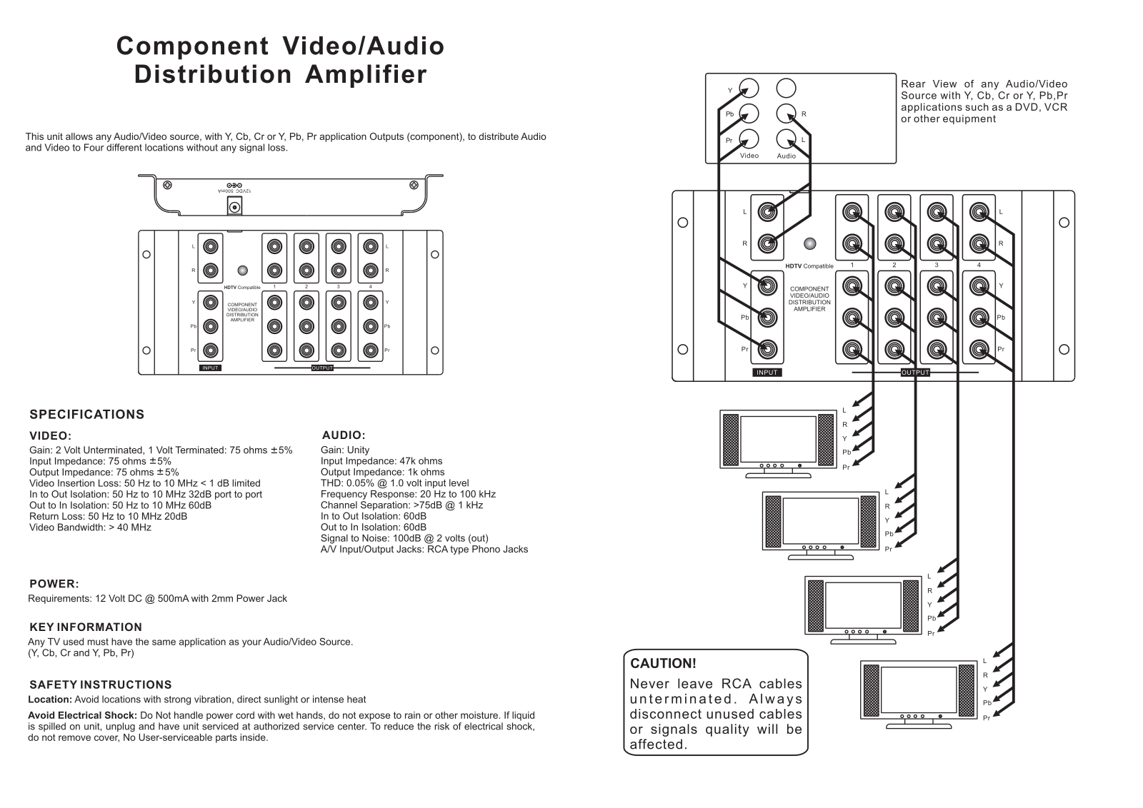 Wintal A-1122A Connection Instruction