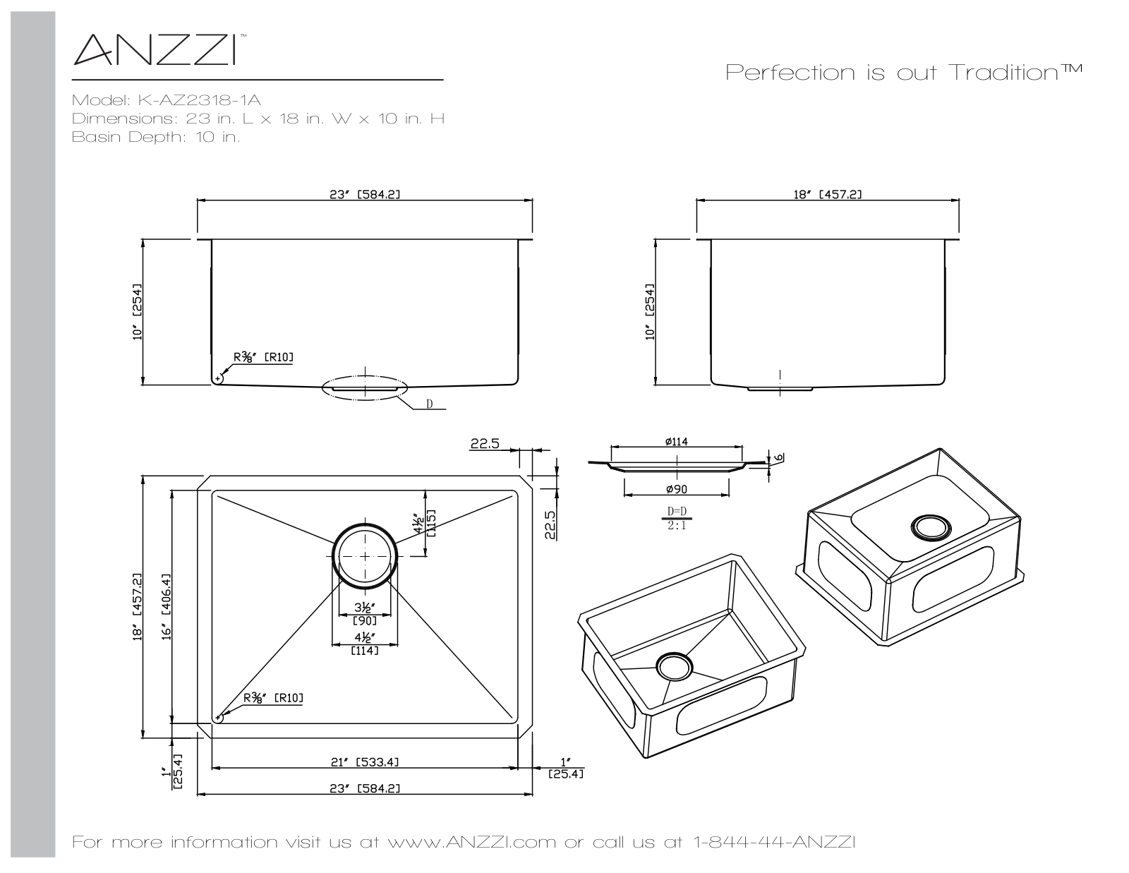ANZZI ANZI1206 Specifications - ManualMachine.com