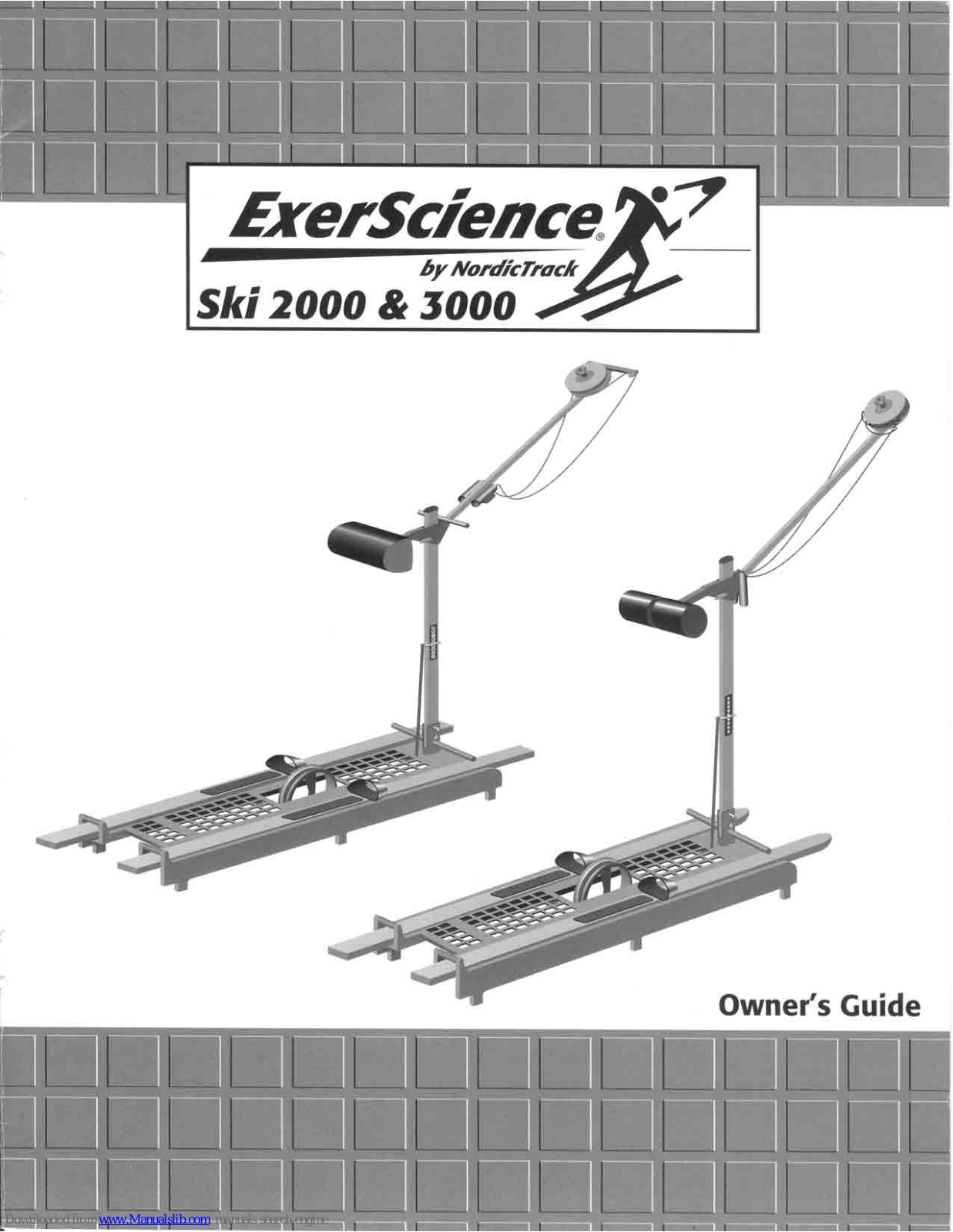 NordicTrack Es Ski 3000 Skier, ExerScience Ski 3000, ExerScience Ski 2000 User Manual