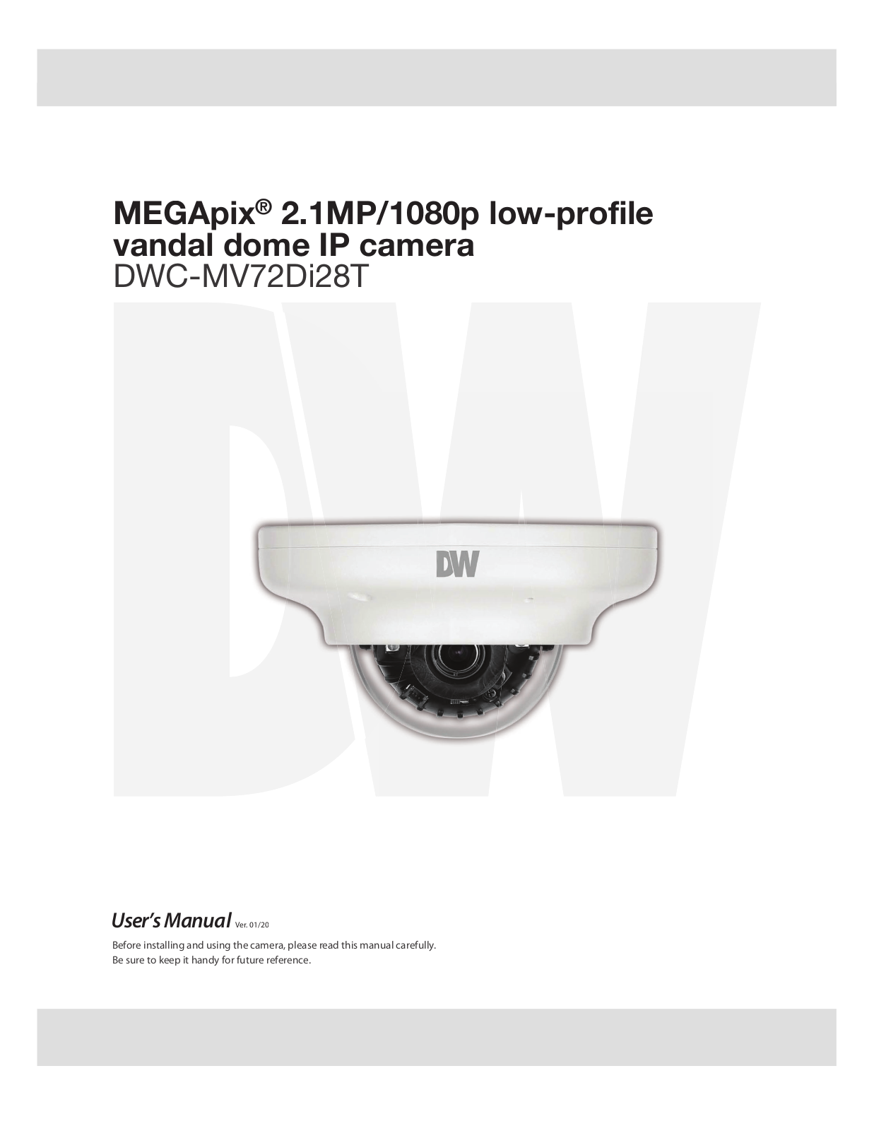 Digital Watchdog DWC-MV72Di28T User Manual