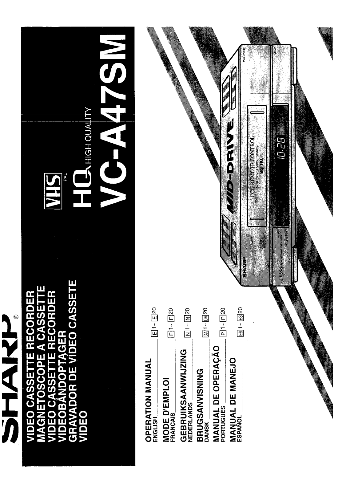 Sharp VC-A47SM User Manual