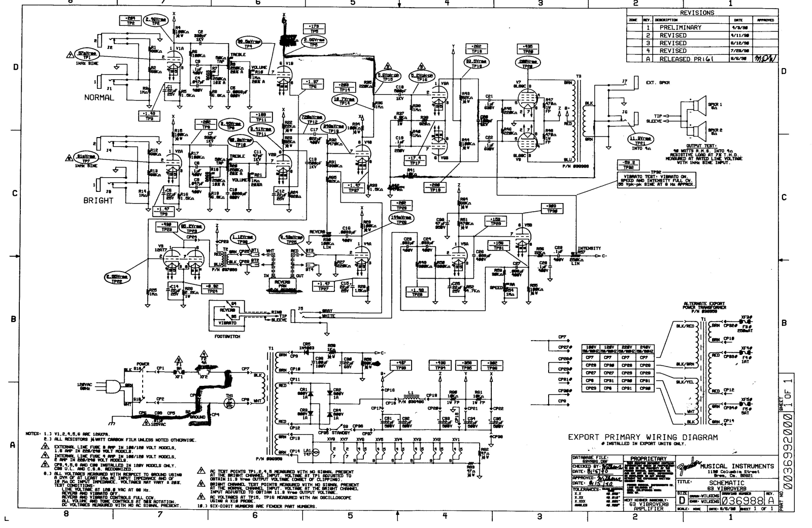 Fender 63 ri schematic