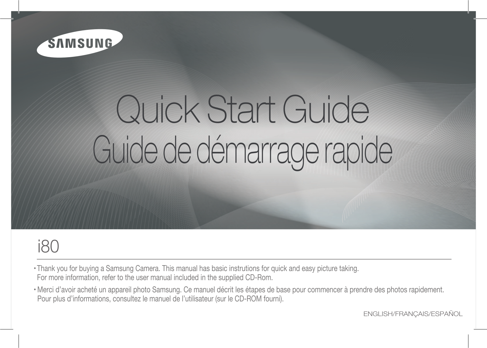 Samsung I80 User Manual