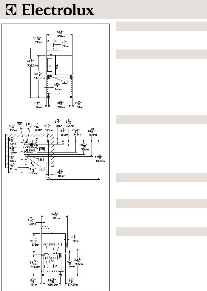 Electrolux 267750 (AOS061GTP1) General Manual