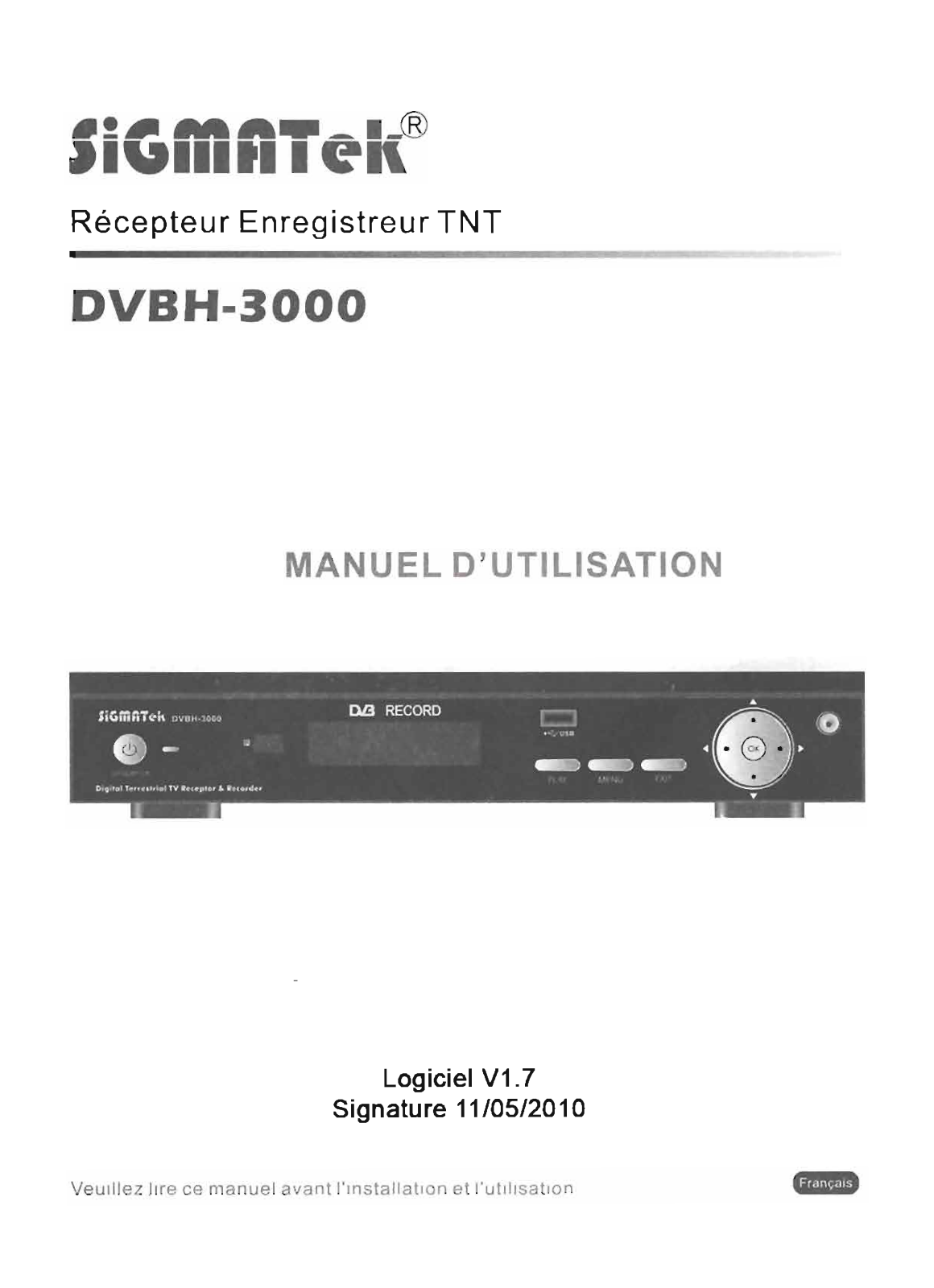 SIGMATEK DVBH-3000 User Manual