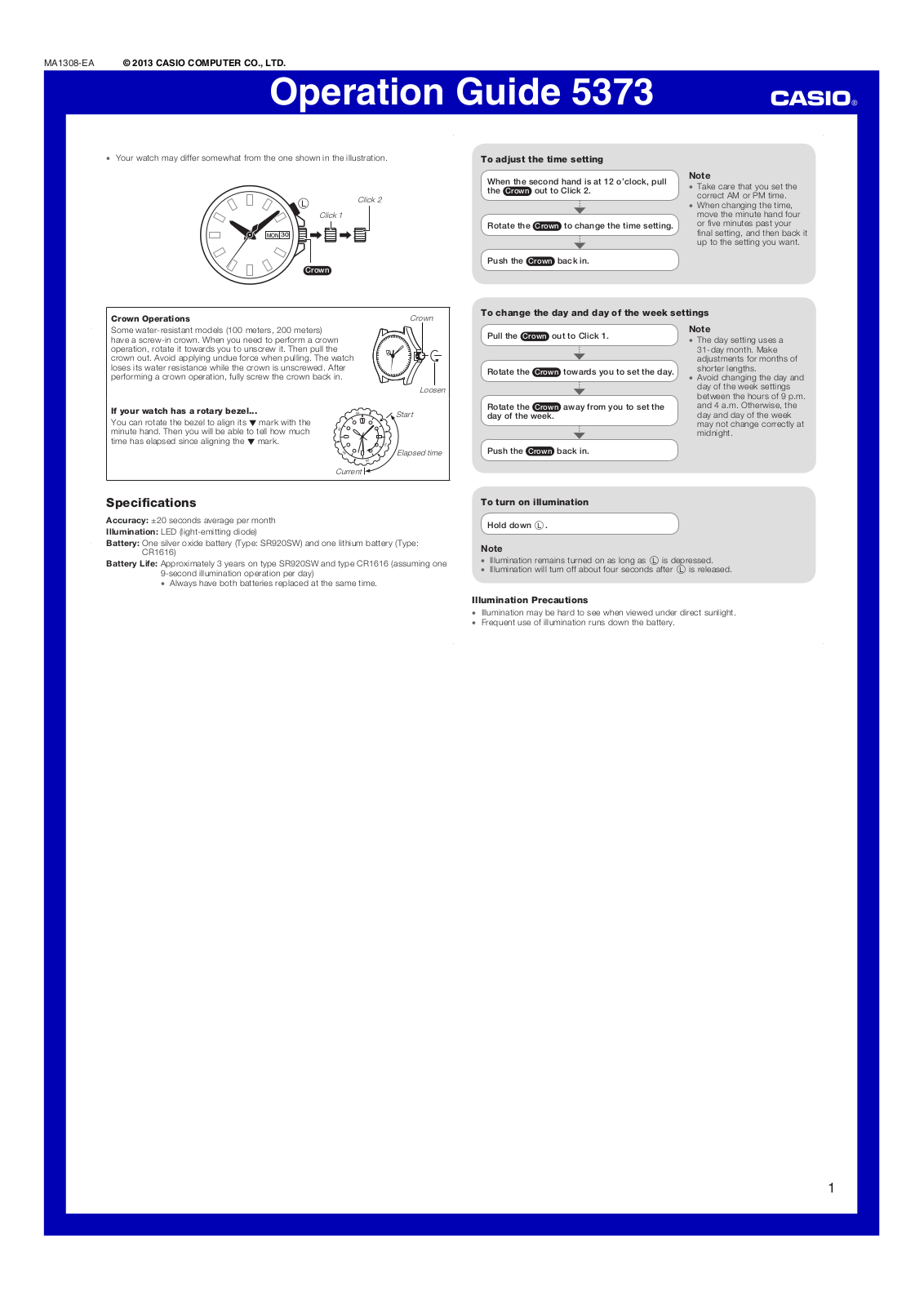 Casio MTD-1079D-1AVEF, MTD-1082D-2AVEF Instruction manual