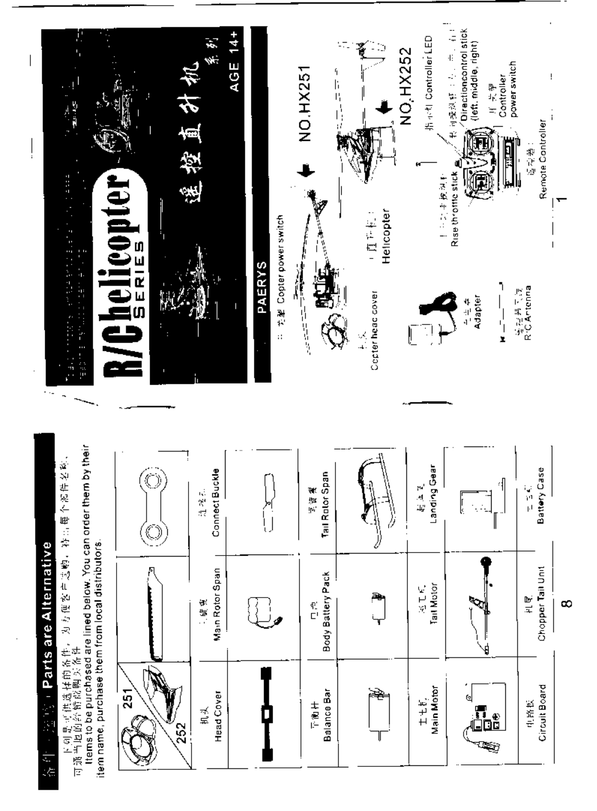 Kaya Toys KY251 User Manual