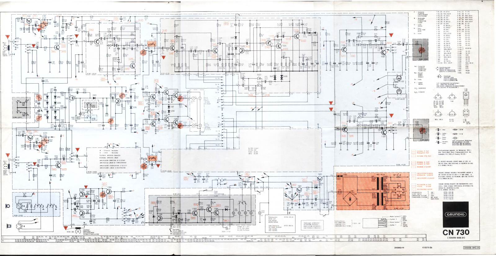 Grundig CN-730 Schematic