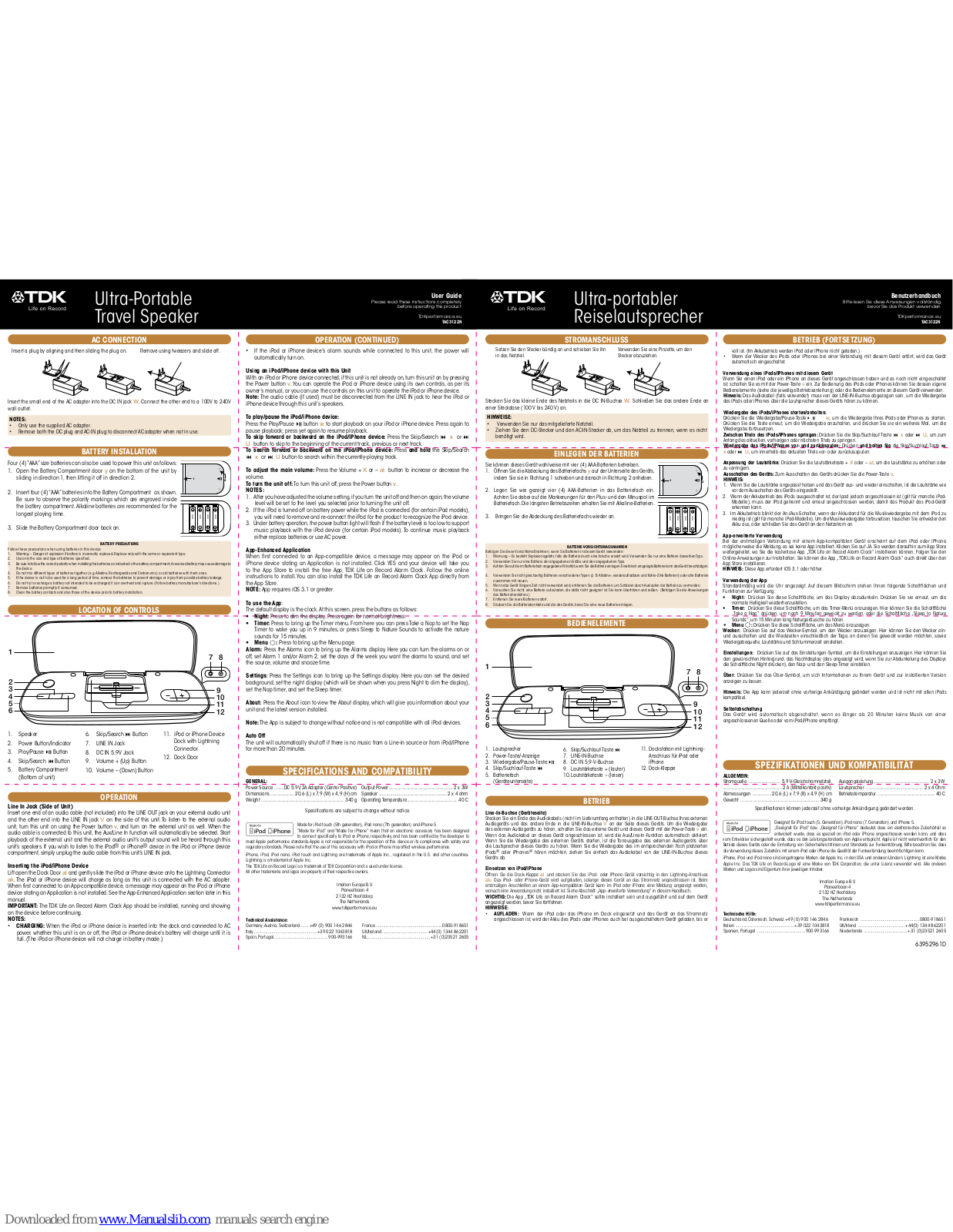 TDK TAC3122N User Manual