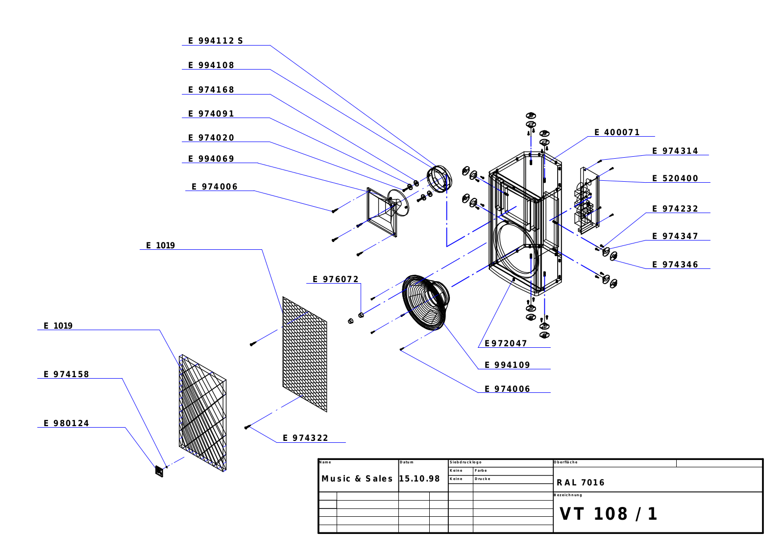 Hughes Kettner vt108 schematic