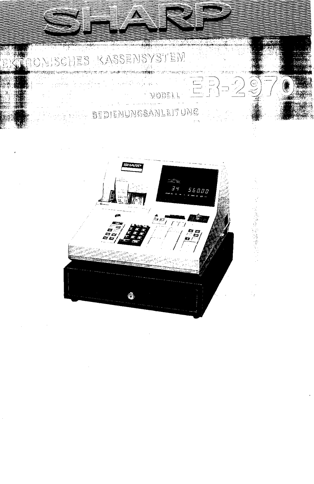 Sharp ER-2970 Operation Manual