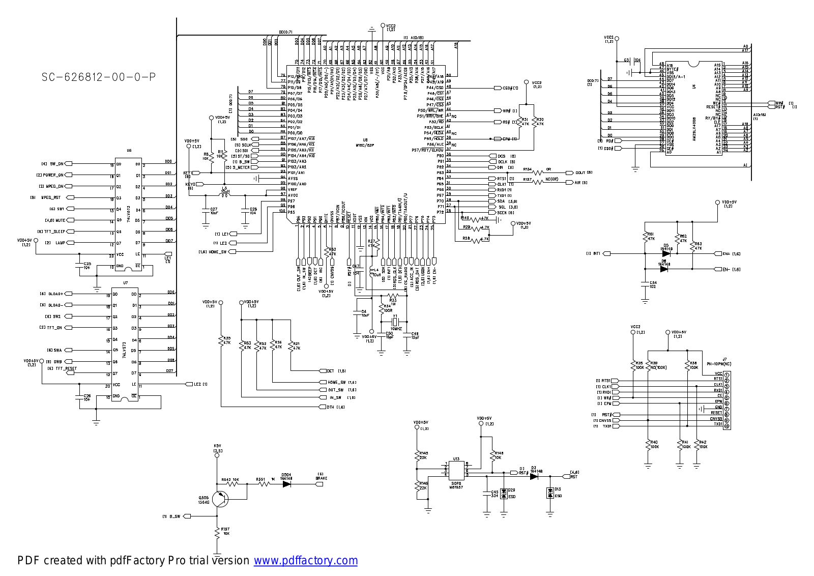 Mystery MMD-875, MMD-980 Schematics MB